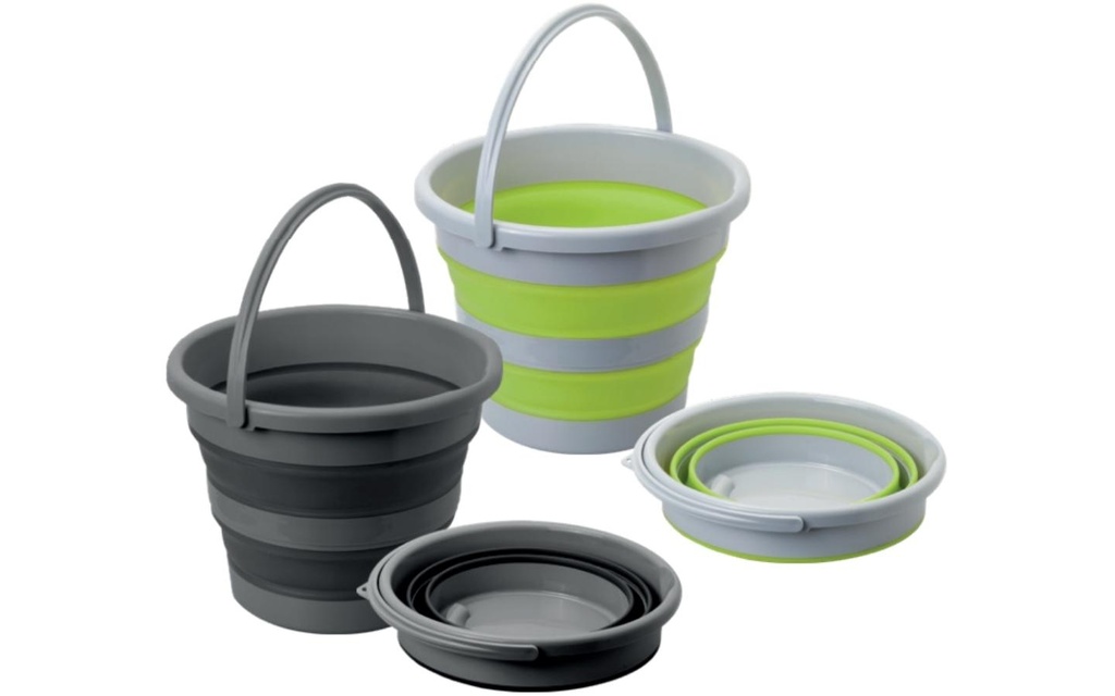 Secchio Drum Fold-Away    (nero/grigio)