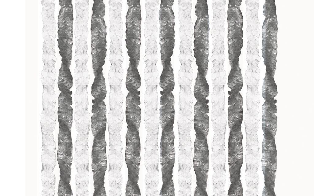 Tendina in ciniglia 56x185cm    (grigio/antracite/nero)