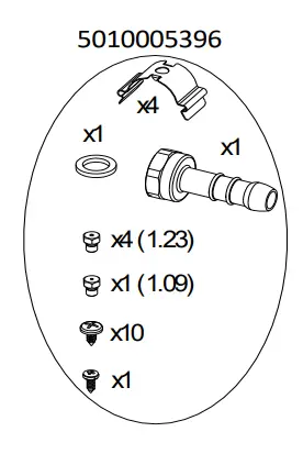 KIT METANO CAMPINGAZ 5010005396
