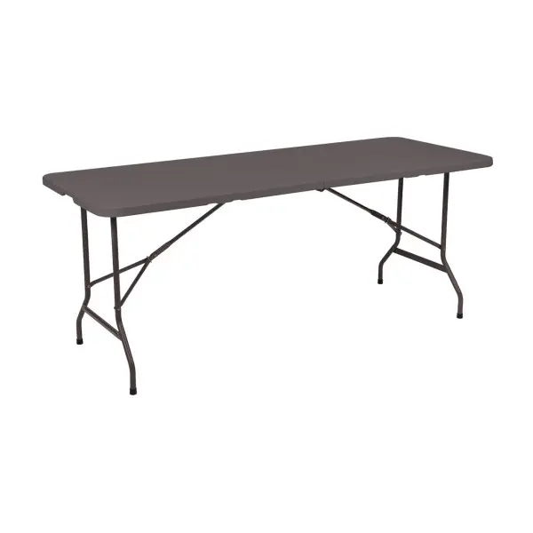 TAVOLO CATERING VERDELOOK 180X70H74 MARRONE PIEGHEVOLE