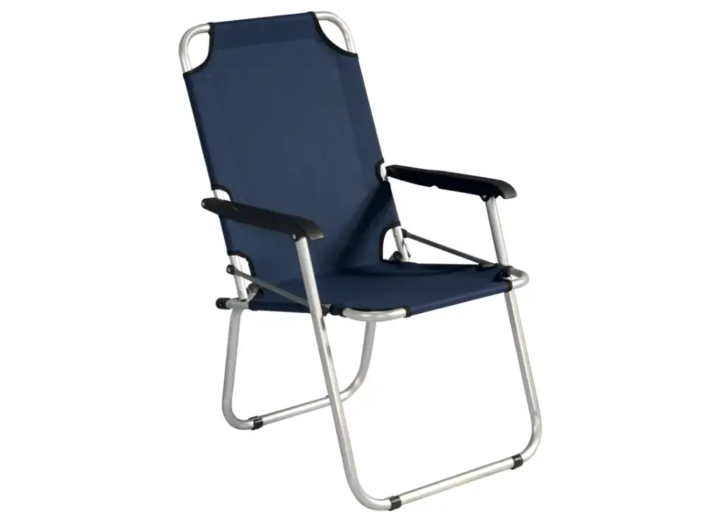 SEDIA RELAX IN ALLUMINIO – BLU –