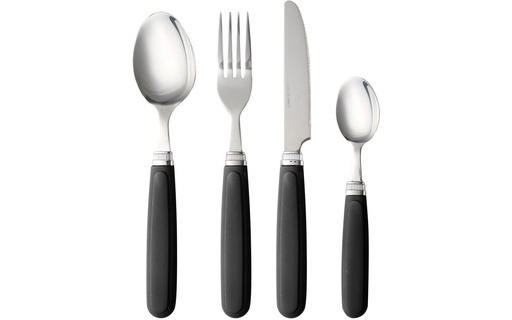 [PX11075] Set posate Party 16pz    (grigio)