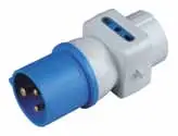 [PX11355] ADATTATORE 1 SPINA CEE 2P+T 16A 250V 2PR. 2P+T 10/16A 250V B 1PR SCHUKO EC20551