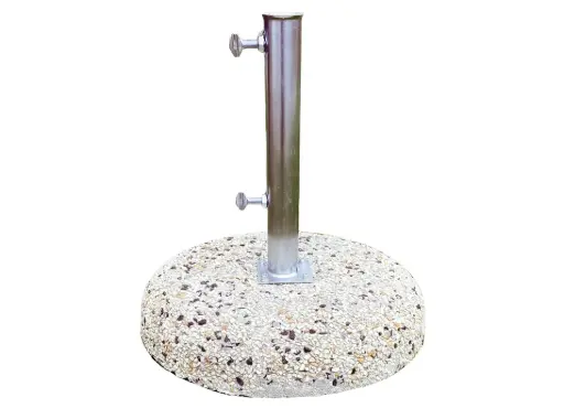 [PX11329] BASE IN GRANIGLIETTO DA KG.35 TUBO DIA.55 MM A 4 VITI