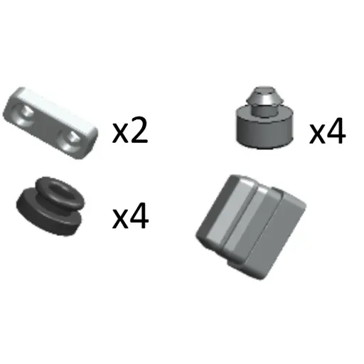 [PZ10398] KIT SACCHETTO GOMMINI 4 SERIES ONYX S 5010006067ì