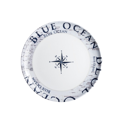 [A41415] Piatto dessert Blue Ocean