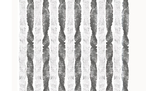 [PX11034] Tendina in ciniglia 56x185cm    (grigio/antracite/nero)