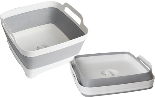 [PX11401] Bacinella Tanq Fold-Away    (grigio/bianco)