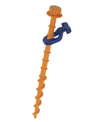 [A60816] Set 12pz picchetto filettato N    (Peggy Peg PP02)