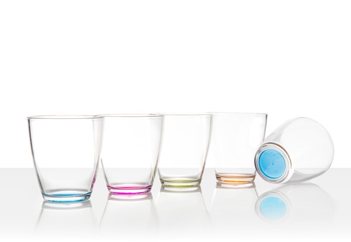 [A63939] Bicchieri Tahiti Set    (4pz) (colori assortiti)