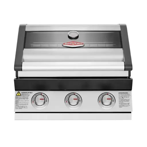 [IB-10011] Corpo 1600S Acciaio Inox 3 Fuochi da incasso