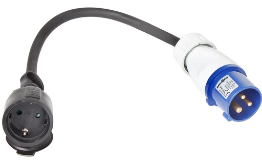 [PZ10756] Adattatore CEE/Schuko    30cm / 3x1,5mm²
