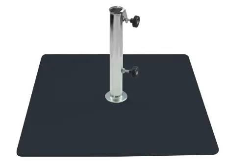 [PZ10942] BASE CALPESTABILE IN METALLO KG.30 NERA TUBO 38
