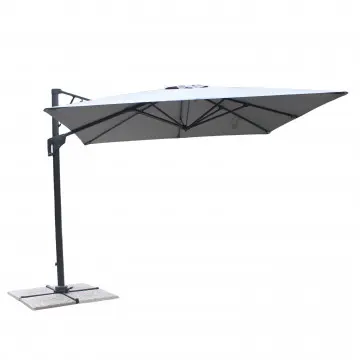 OMBRELLONE GARNET NERO P/L 3 X 3